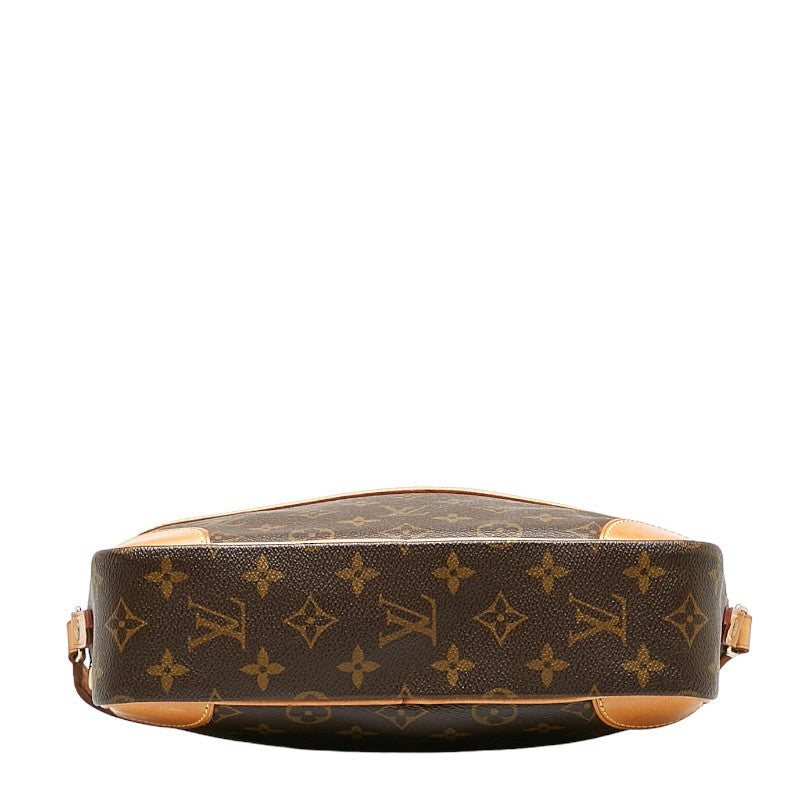 Louis Vuitton Monogram Trocadero 27 Slipper Shoulder Bag M51274 Brown PVC Leather Louis Vuitton