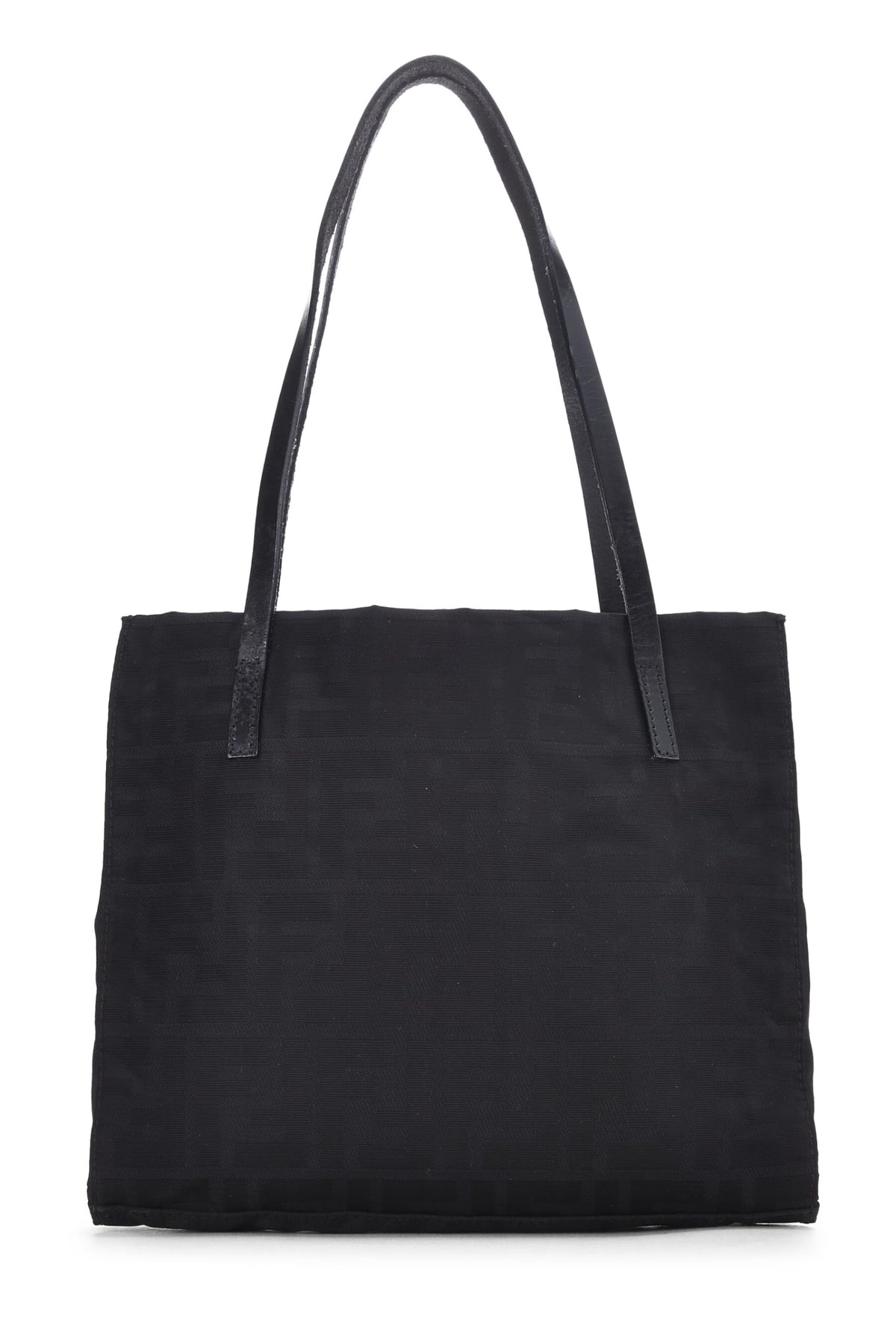 Fendi, Black Zucca Nylon Tote Small, Black
