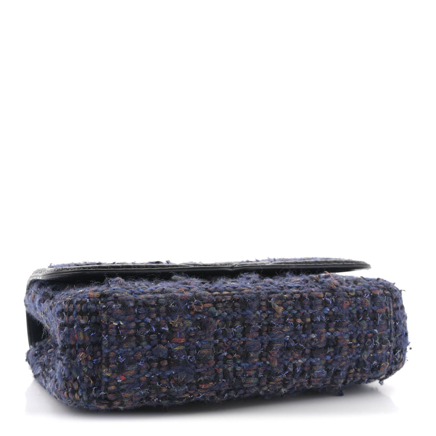 Tweed Watersnake Quilted Medium CC Filigree Flap Blue
