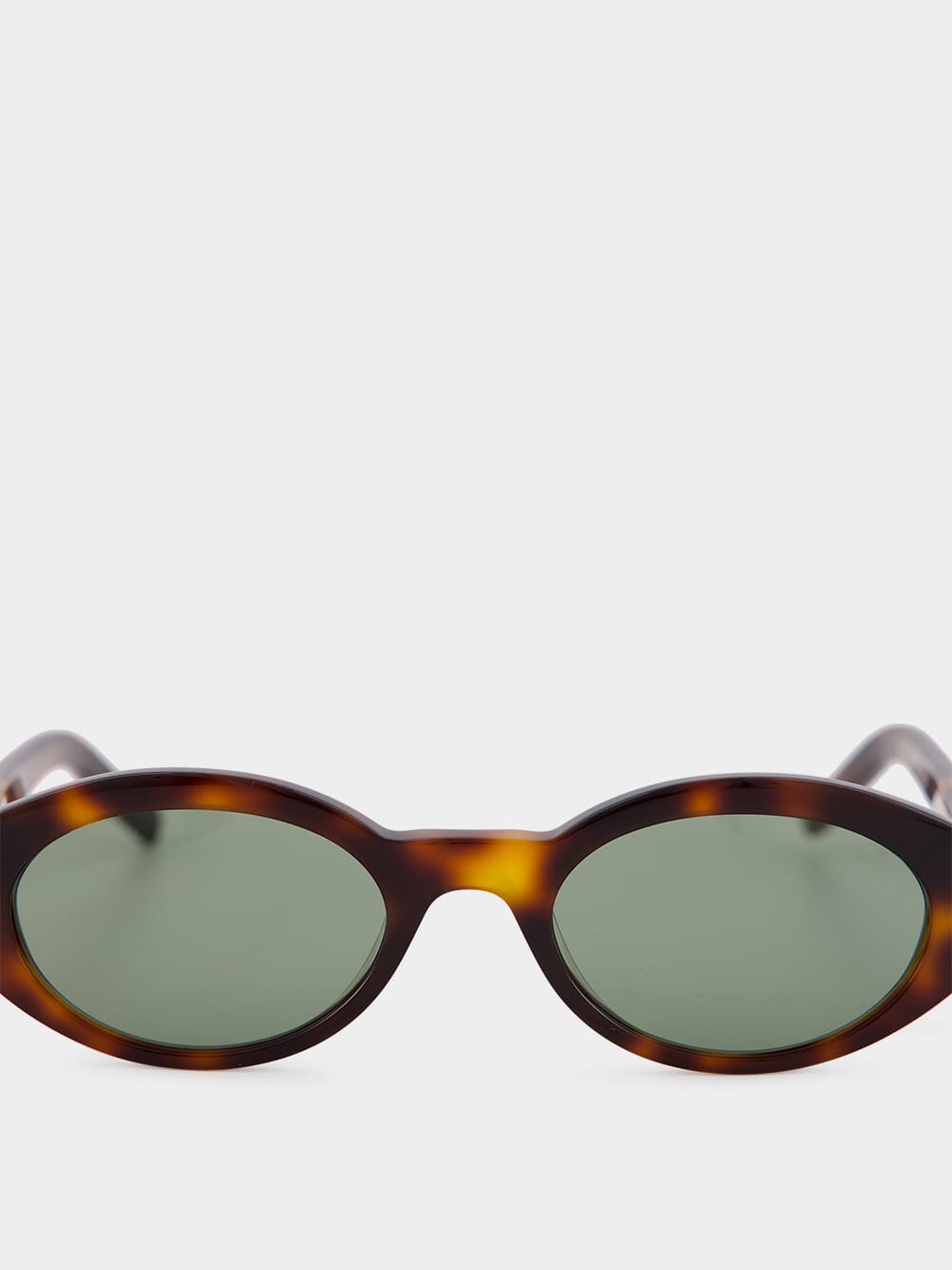 SL 567 Havana Rounded Cat-Eye Sunglasses