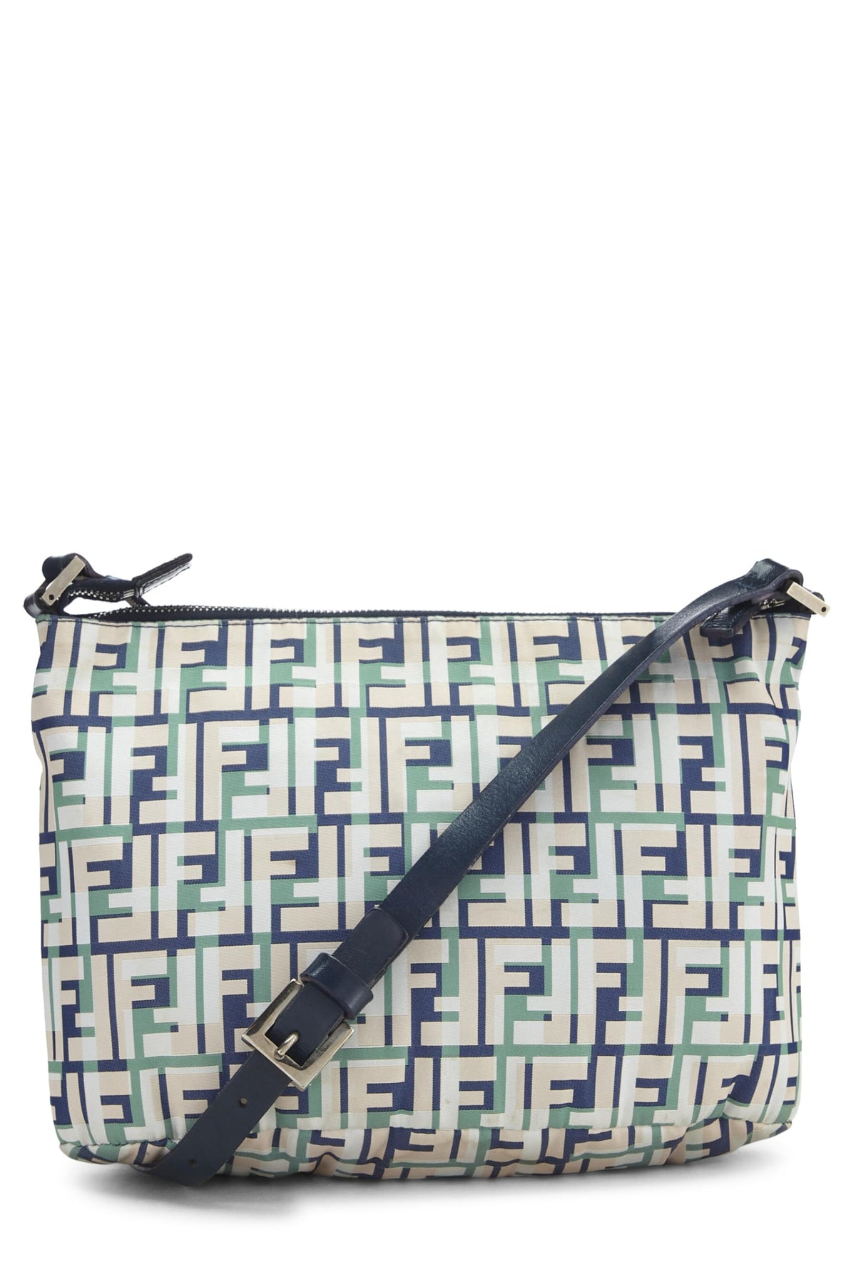 Fendi, Multicolor Nylon Zucchino Shoulder Bag, Multi