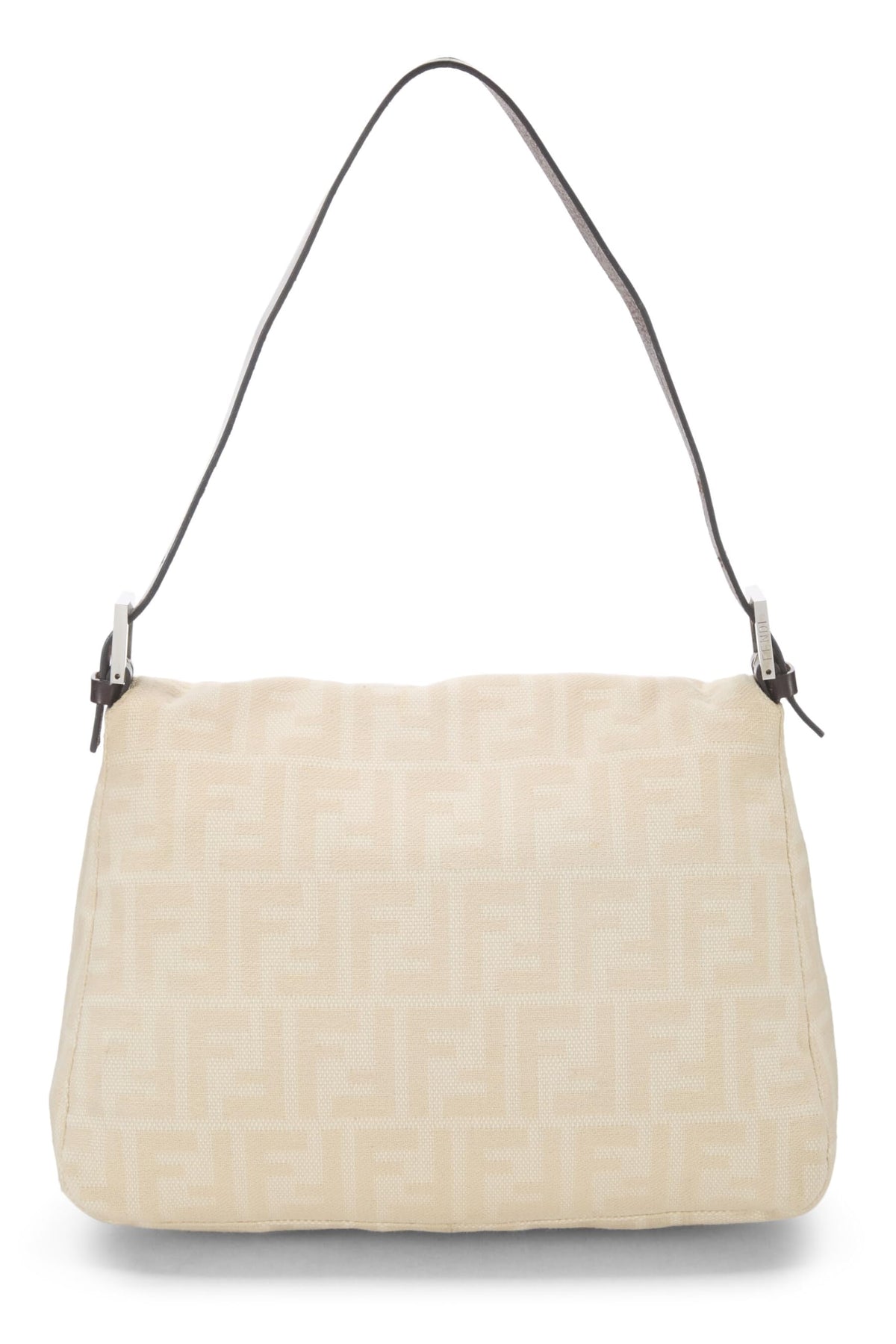 Fendi, Beige Zucca Canvas Mama, Beige