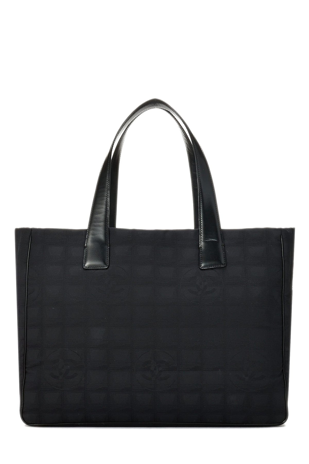 Chanel, Black Nylon Travel Line Tote Medium, Black