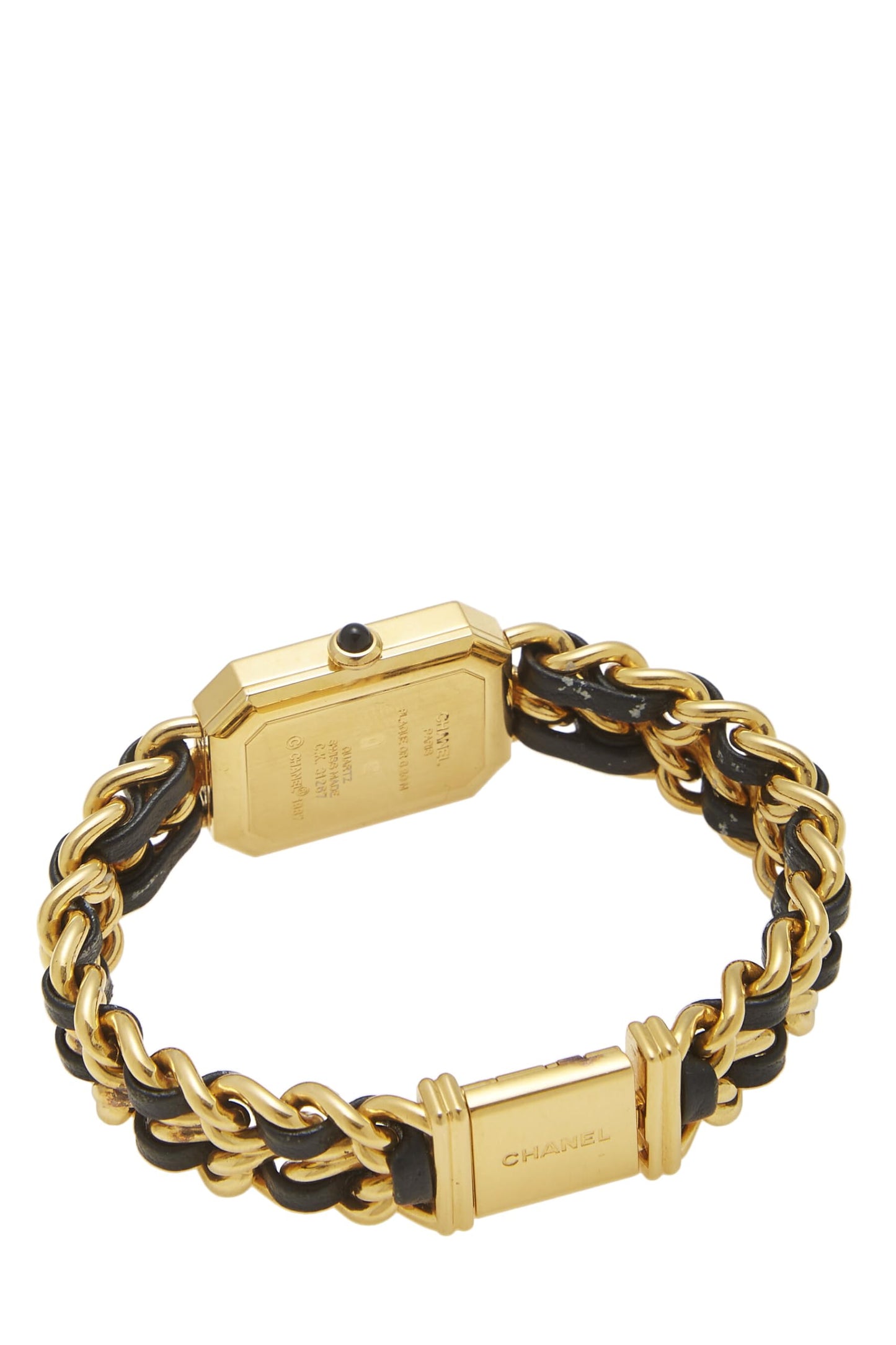 Chanel, Black & Gold Premiere Watch Medium, Black