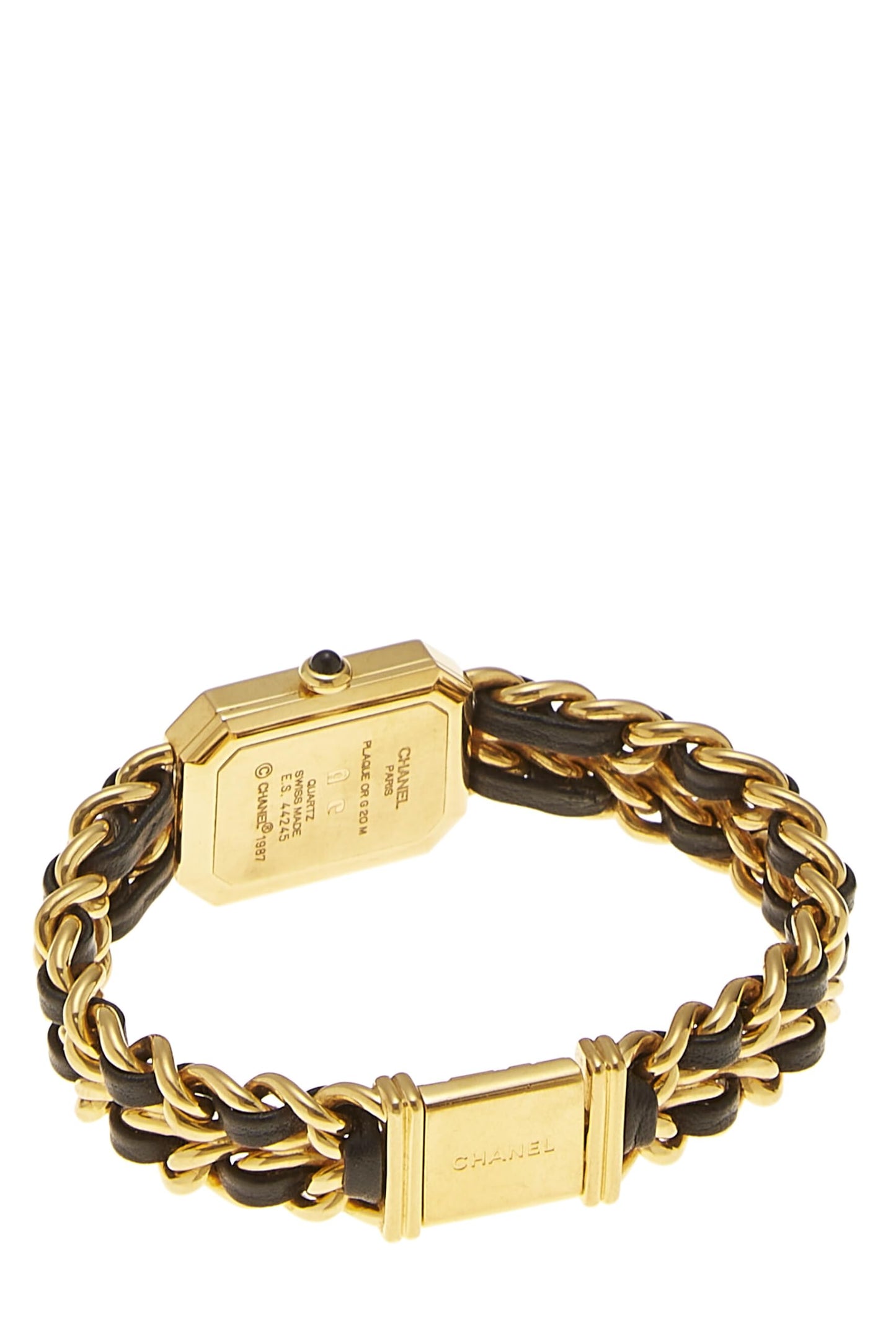 Chanel, Black & Gold Premiere Watch Large, Black