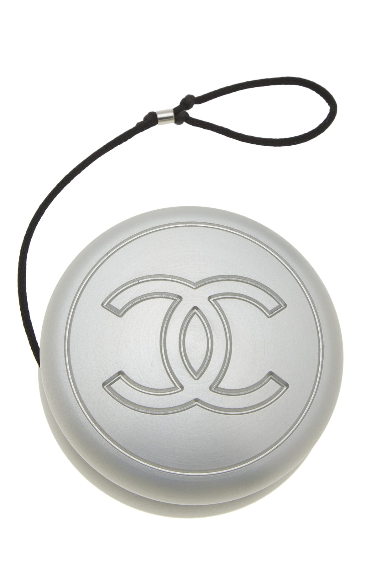 Chanel, Silver 'CC' Logo Yo-Yo, Silver