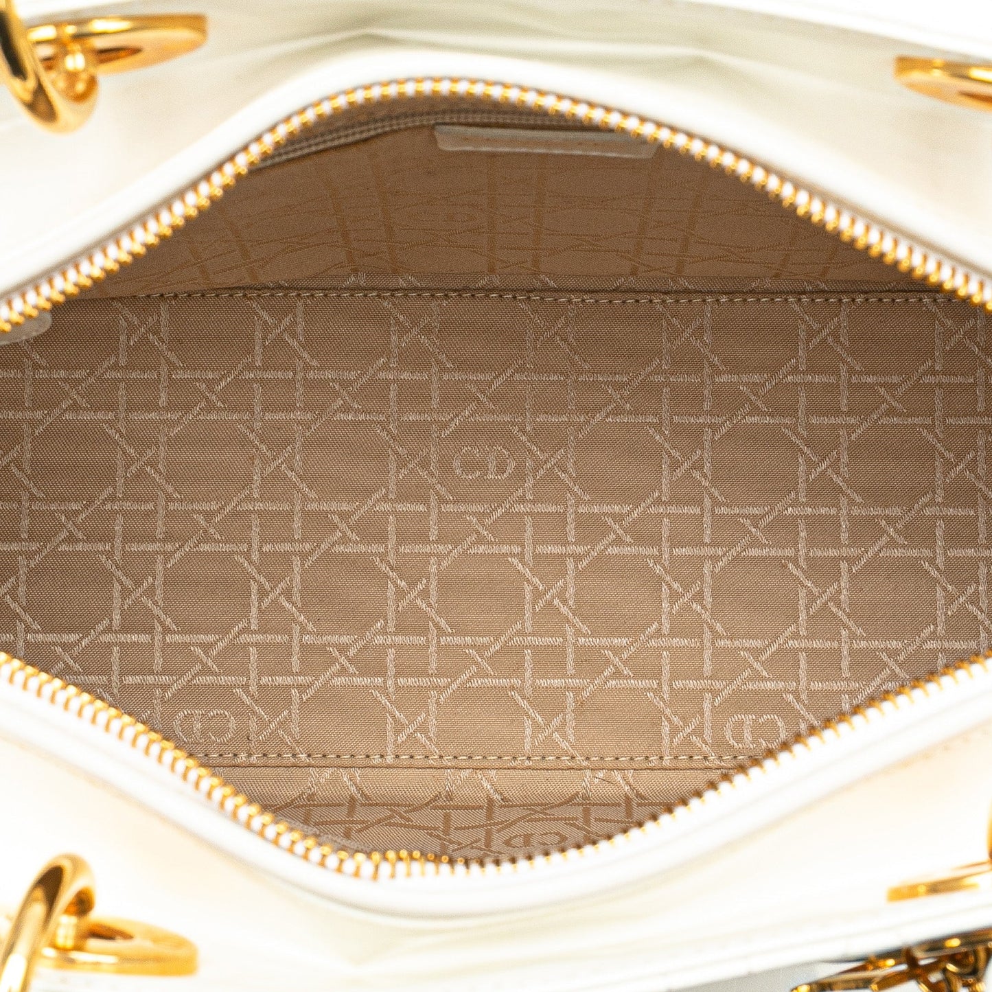 Large Lambskin Cannage Lady Dior