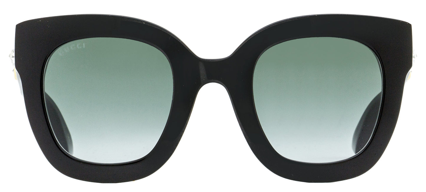 Gucci Women's Crystal Star Sunglasses GG0208S 001 Black 49mm