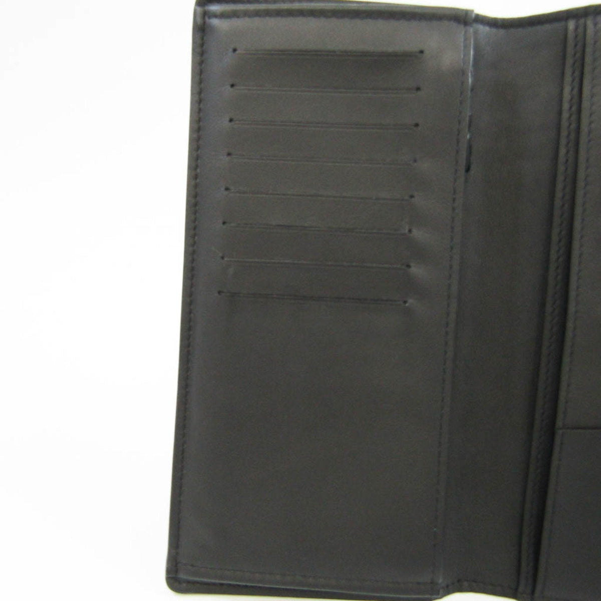 Louis Vuitton Black Canvas Portefeuille Brazza wallet accessories