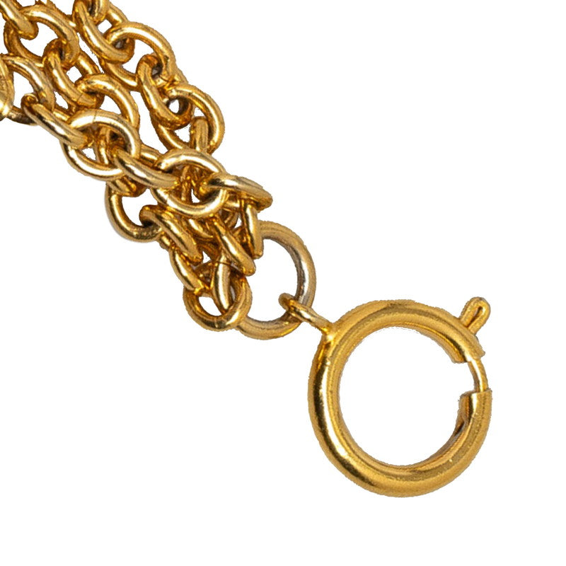 Chanel Vintage Mattresses 2 eries Chain Belt Gold Mackie CHANEL