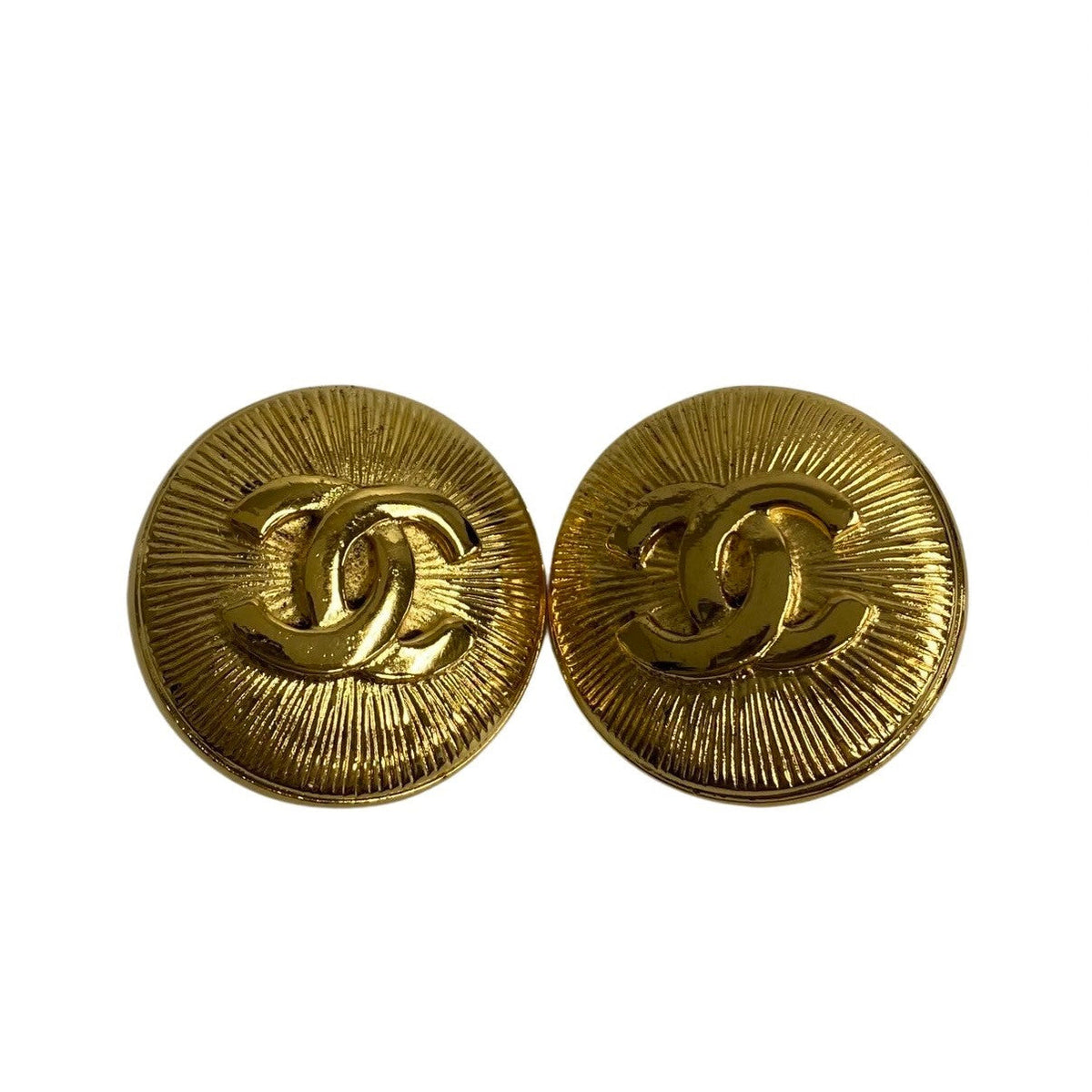 CHANEL Earring Gold Plated gold