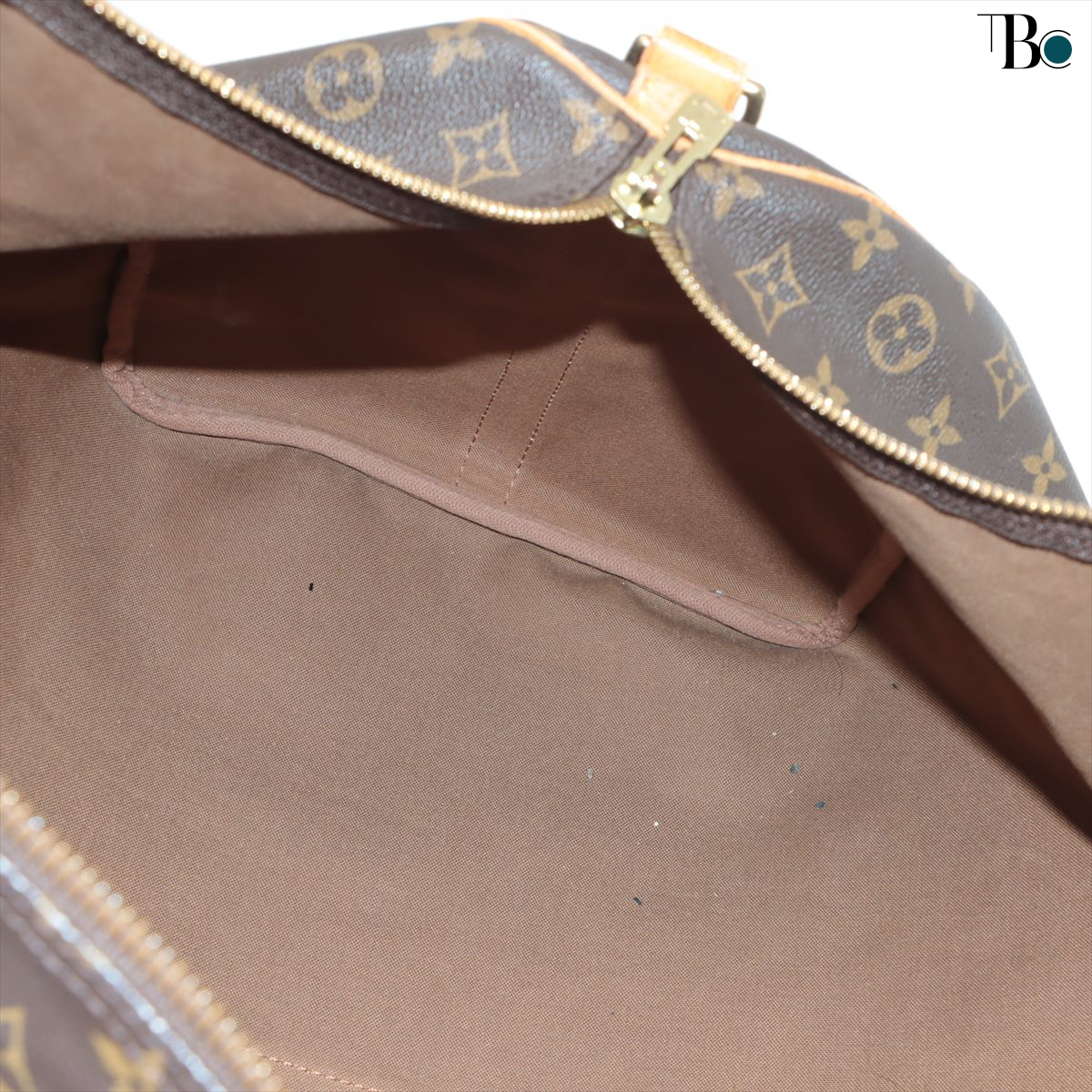 Louis Vuitton Brown Canvas Keepall Bandoulière 60 handbag bag