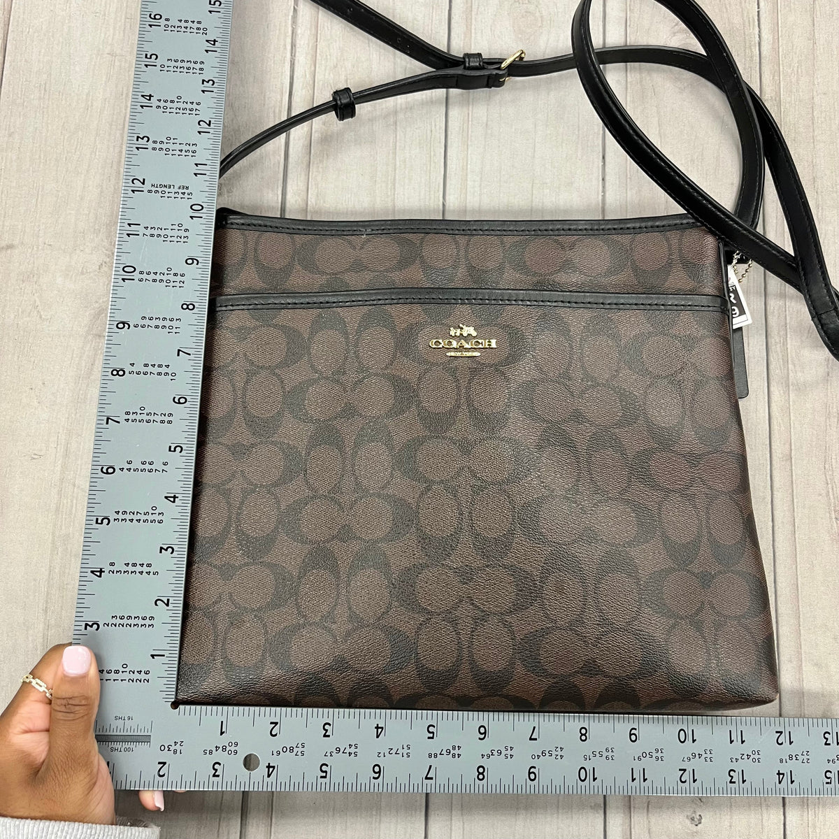 Crossbody Designer By Coach, Size: Medium
