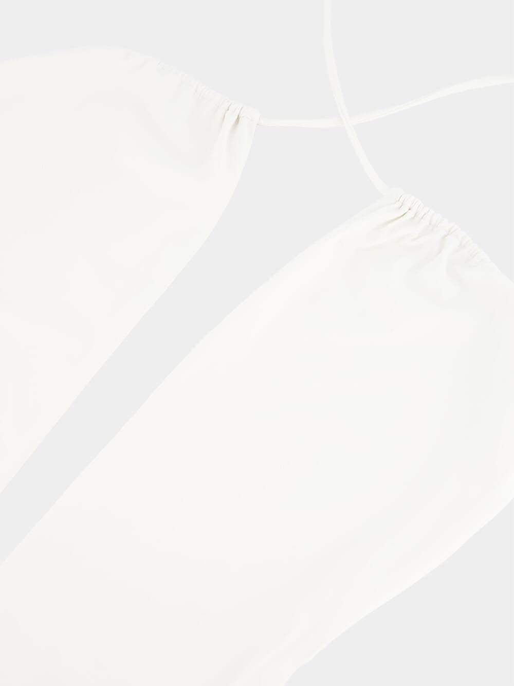 Backless V-Halter Swimsuit