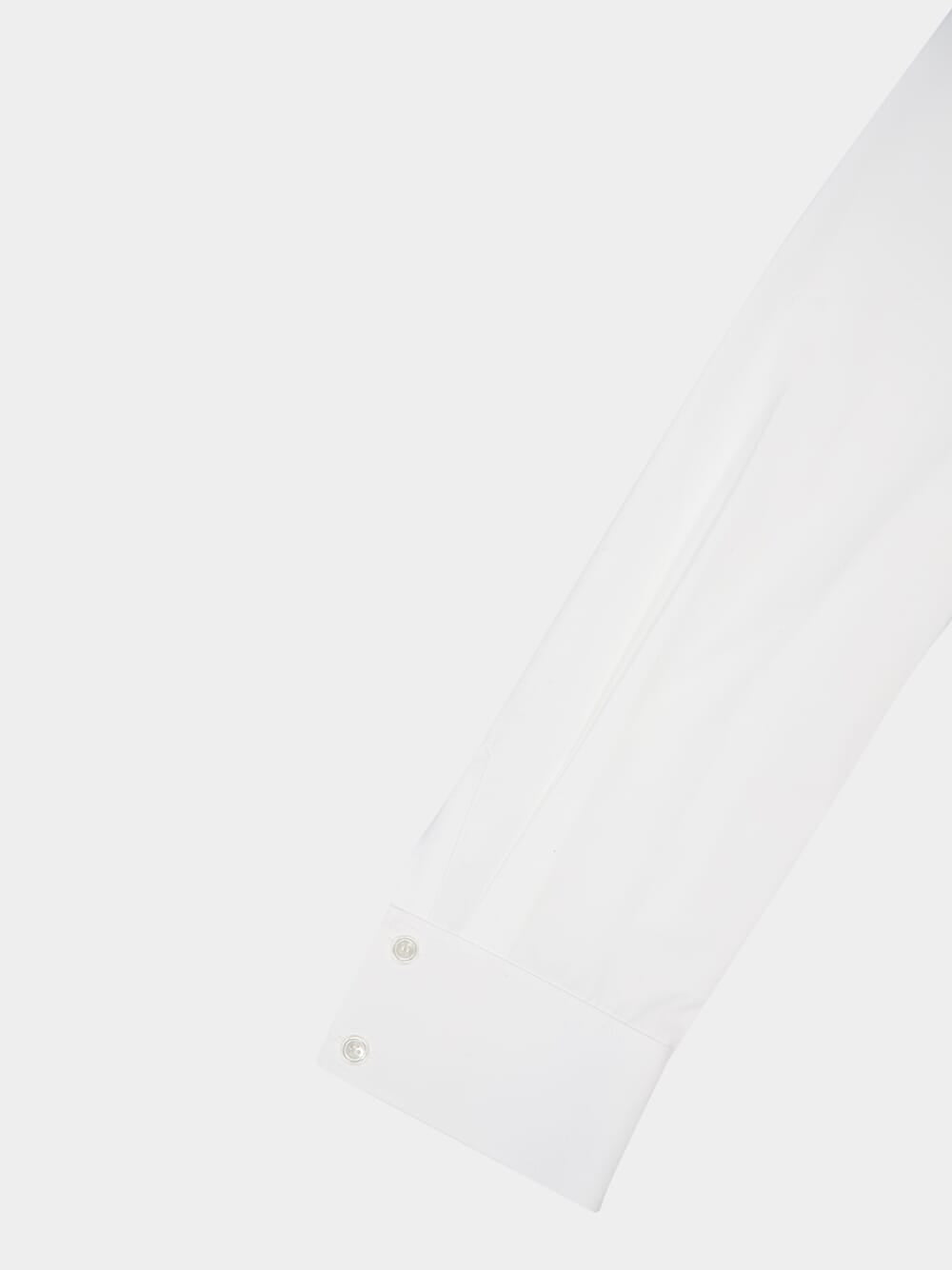 White Poplin Cotton Shirt