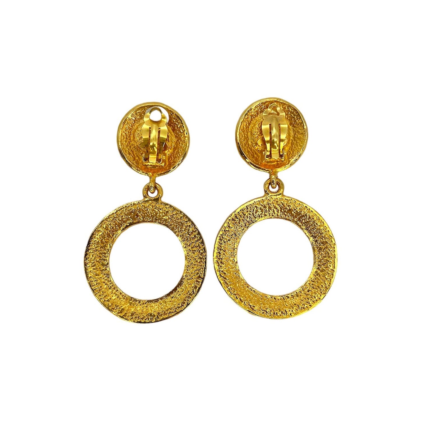 Chanel Vintage Faux Pearl Clip-On Earrings