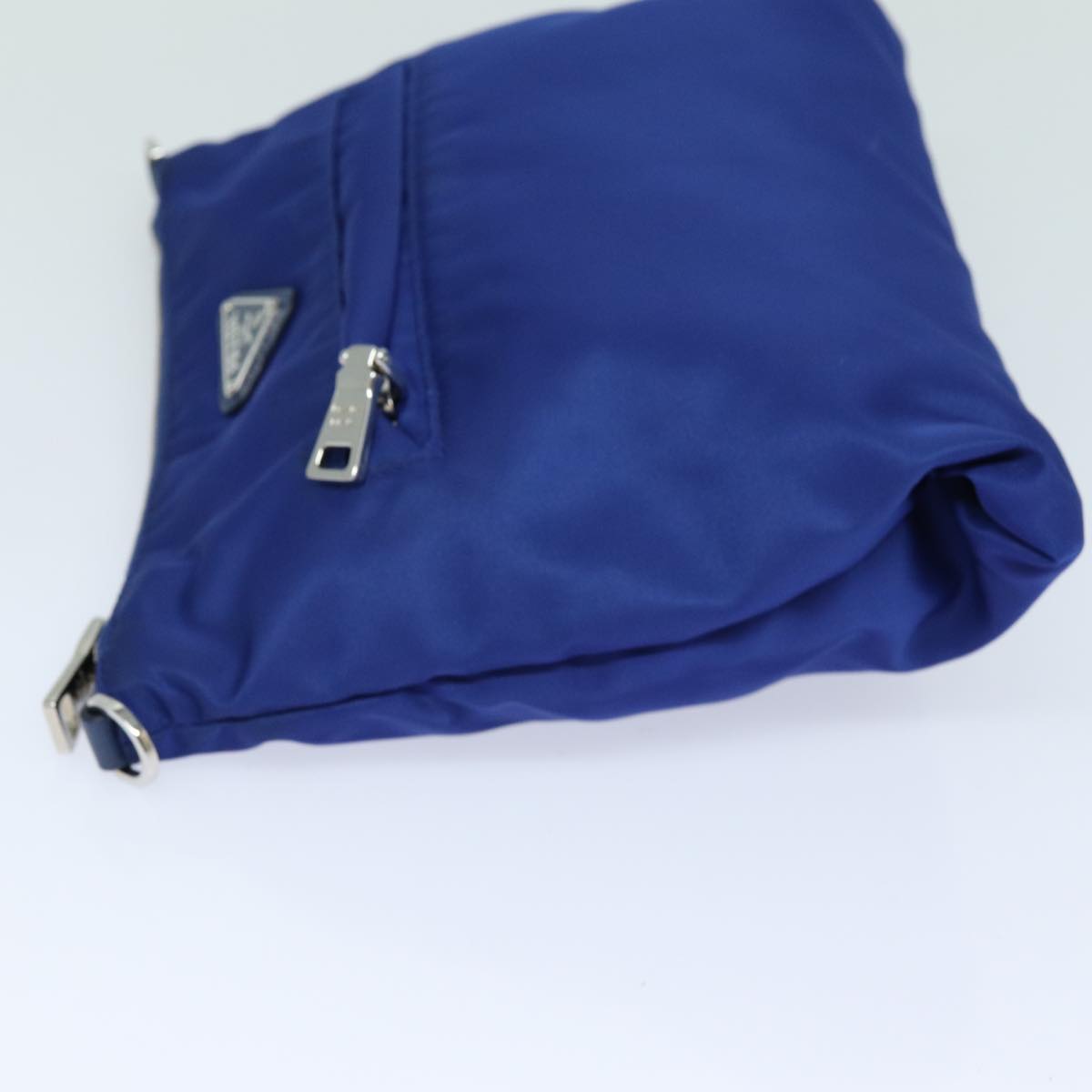 PRADA Shoulder Bag Nylon Blue Auth 79905