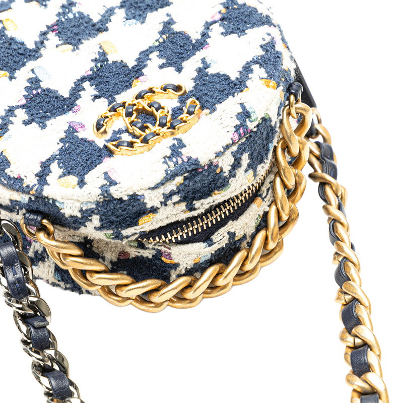Chanel CHANEL19 Tweed Leather 2way Shoulder Bag