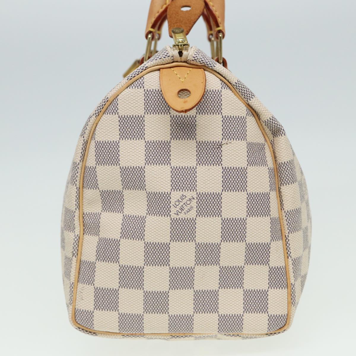 LOUIS VUITTON Damier Azur Speedy 25 Hand Bag N41534 LV Auth 80700