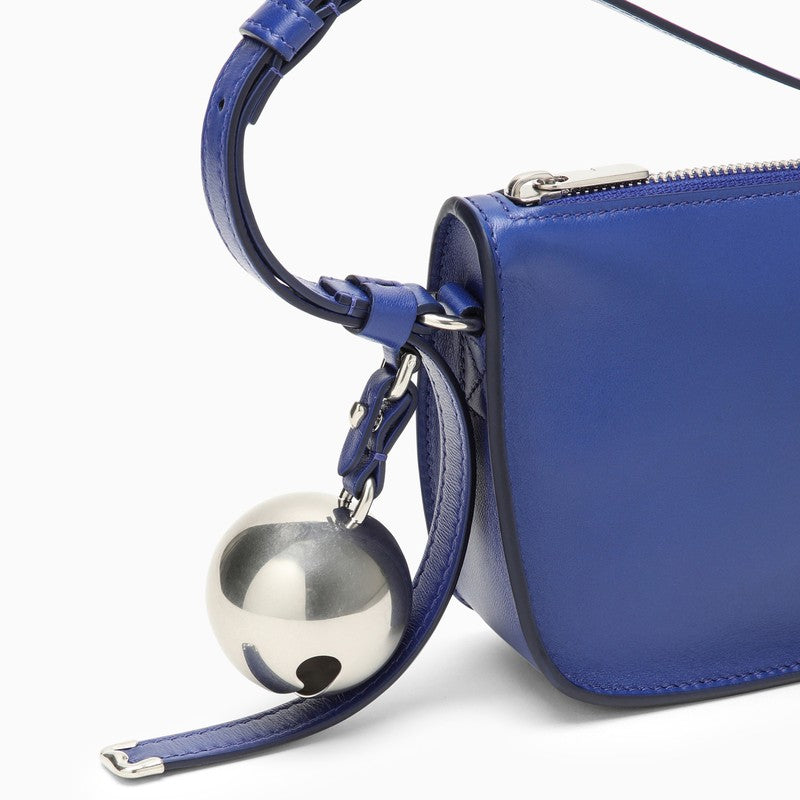 Burberry Medium Shield Blue Leather Bag Women