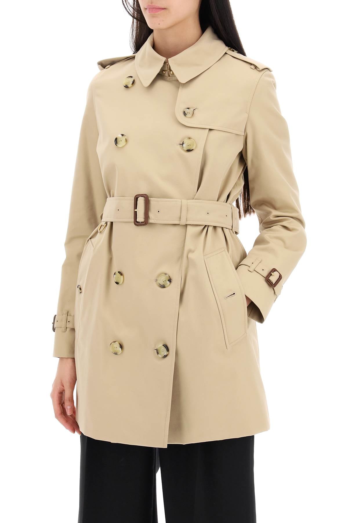 Burberry Short Kensington Heritage Trench Coat Women