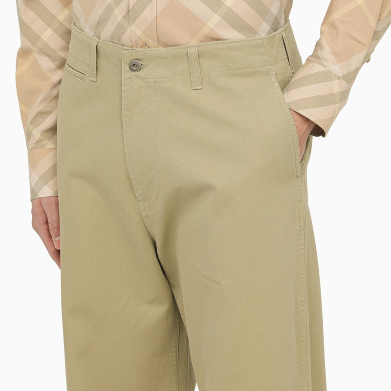 Burberry Straight Hunter Cotton Trousers Men