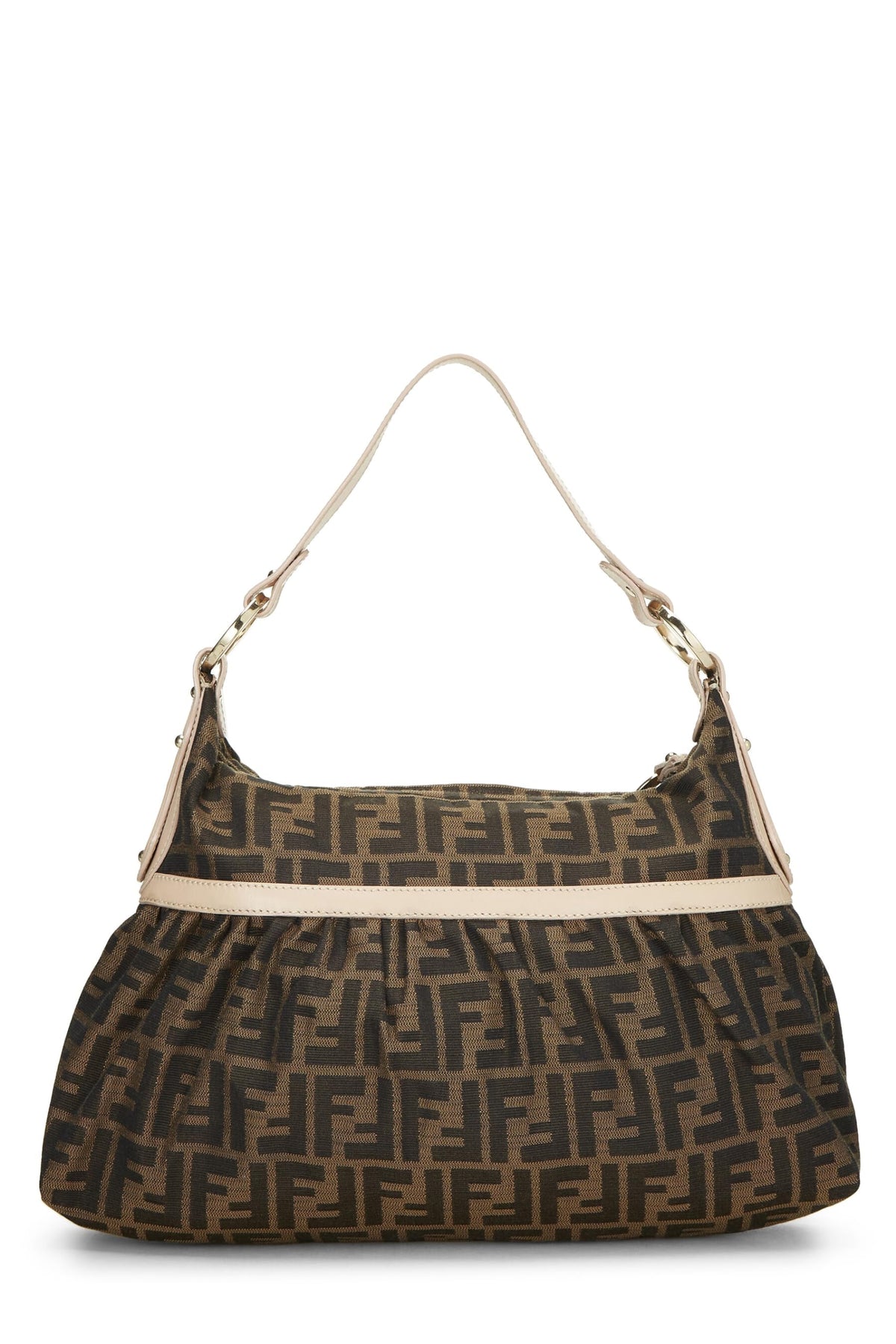 Fendi, Pink Zucca Canvas Chef Hobo, Pink