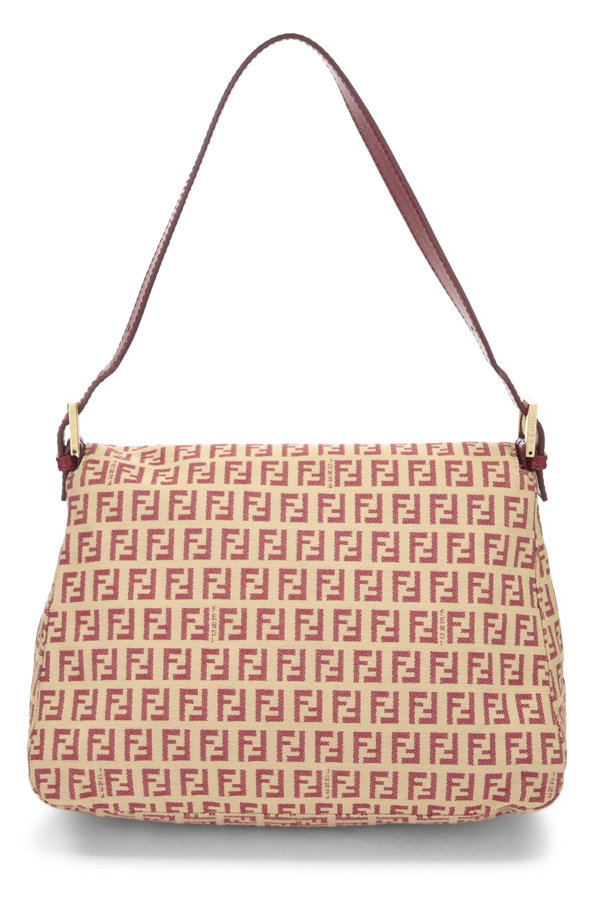 Fendi, Red Zucchino Canvas Mama, Red