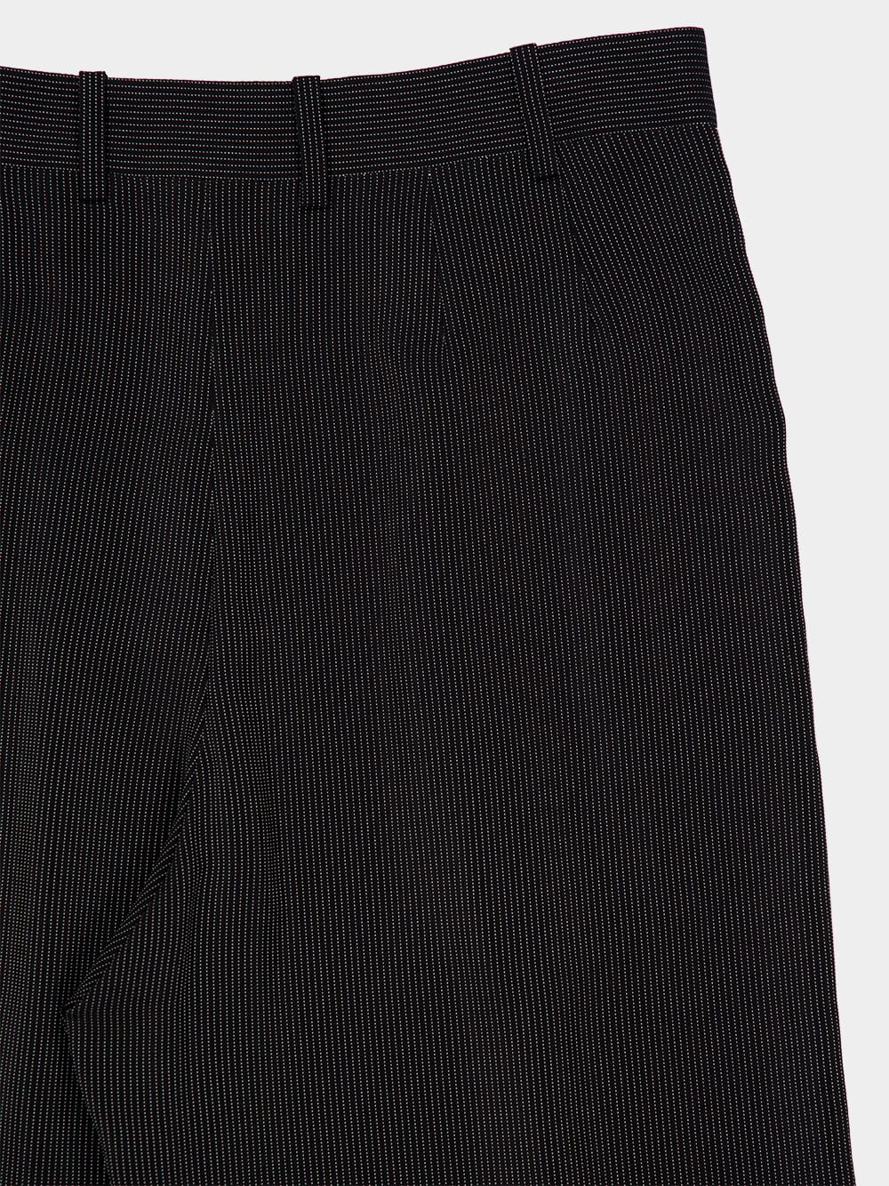 Noir et Craie Striped Baggy Canvas Pants