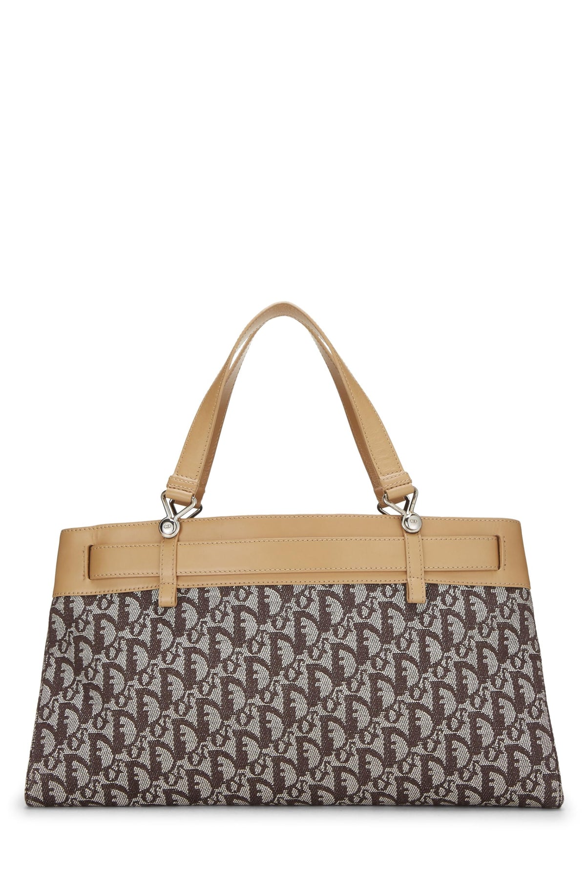 Dior, Brown Trotter Canvas Handbag, Brown