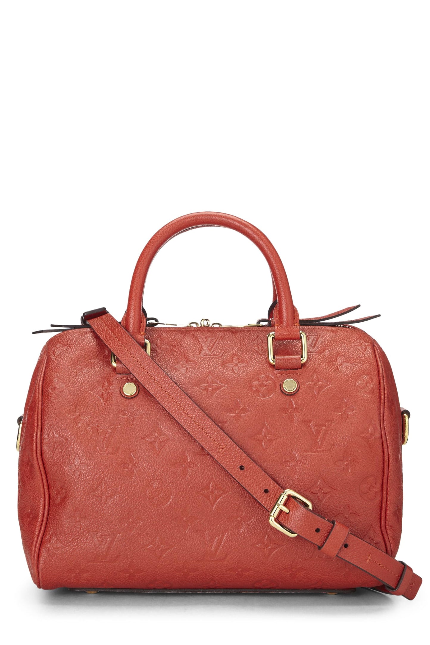 Louis Vuitton, Orient Monogram Empreinte Speedy Bandouliere 25, Orange