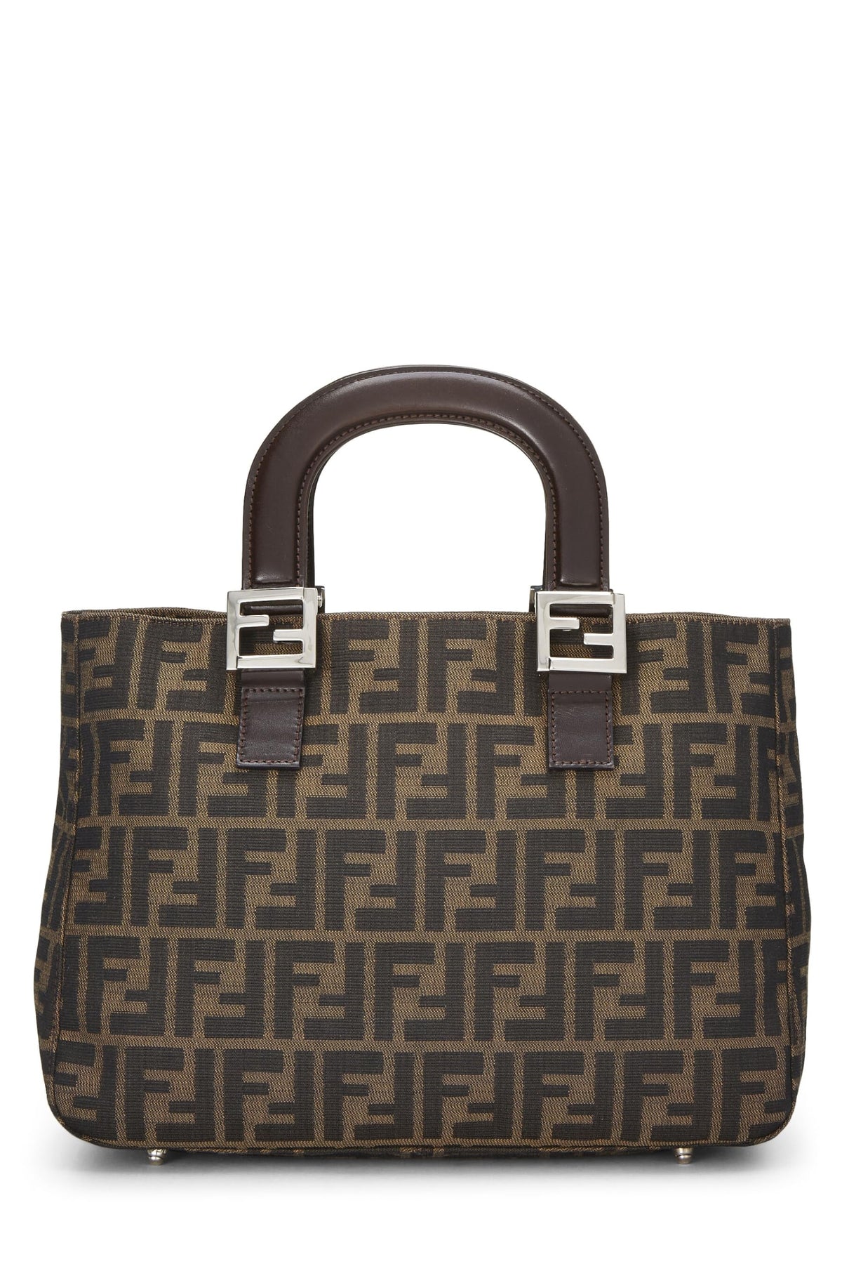 Fendi, Brown Zucca Canvas Handbag, Brown