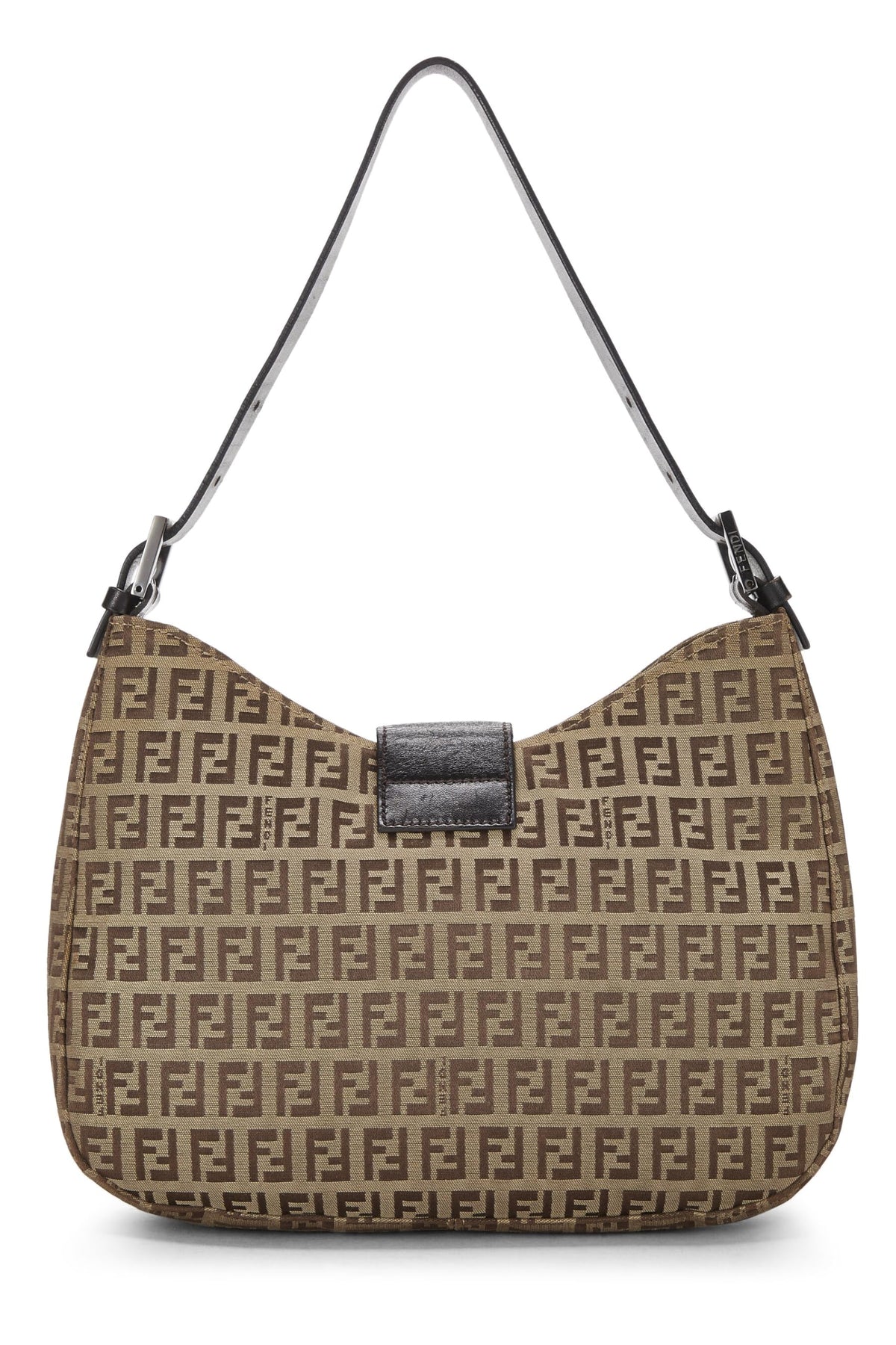 Fendi, Brown Zucchino Shoulder Bag, Brown