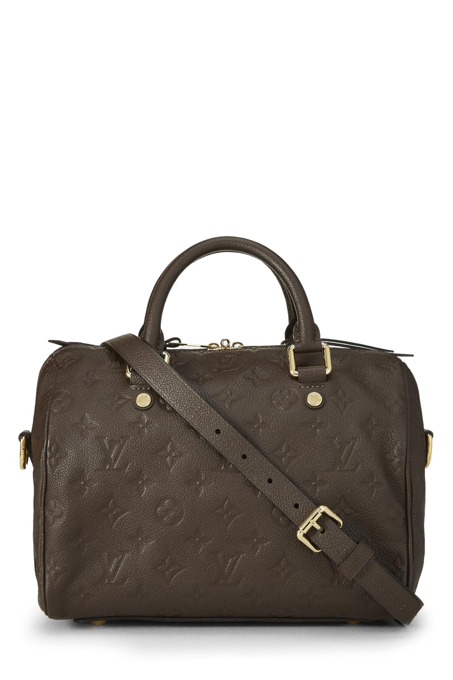 Louis Vuitton, Ombre Monogram Empreinte Speedy Bandouliere 25, Brown