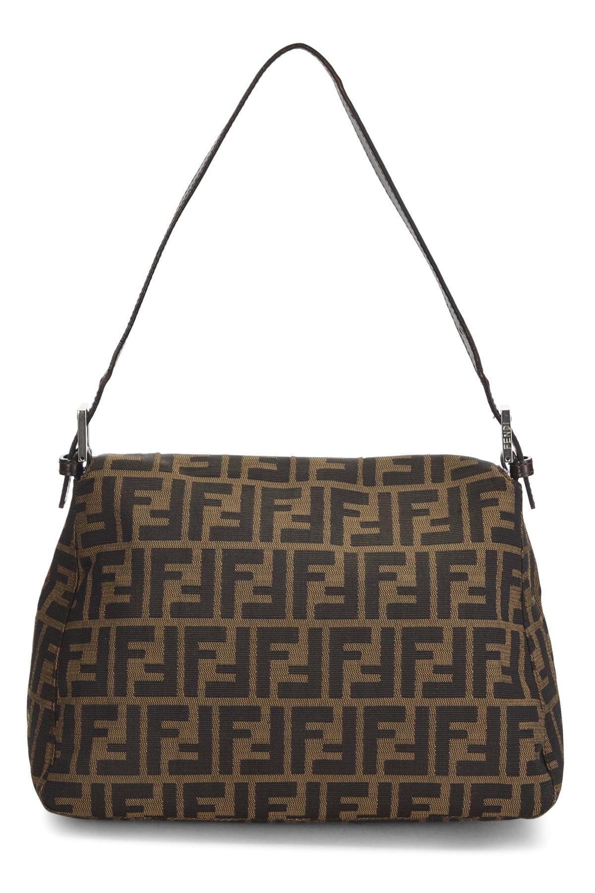 Fendi, Brown Zucca Canvas Mama, Brown