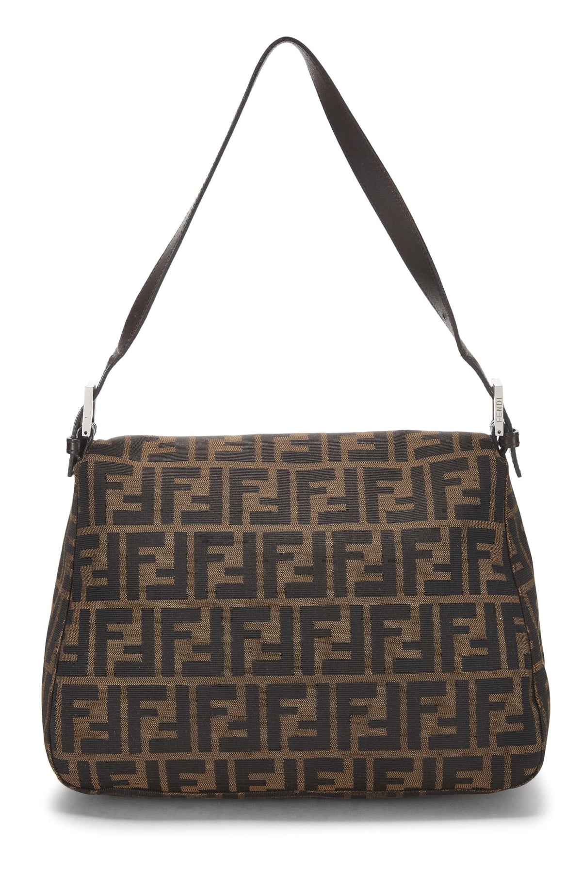 Fendi, Brown Zucca Canvas Mama, Brown