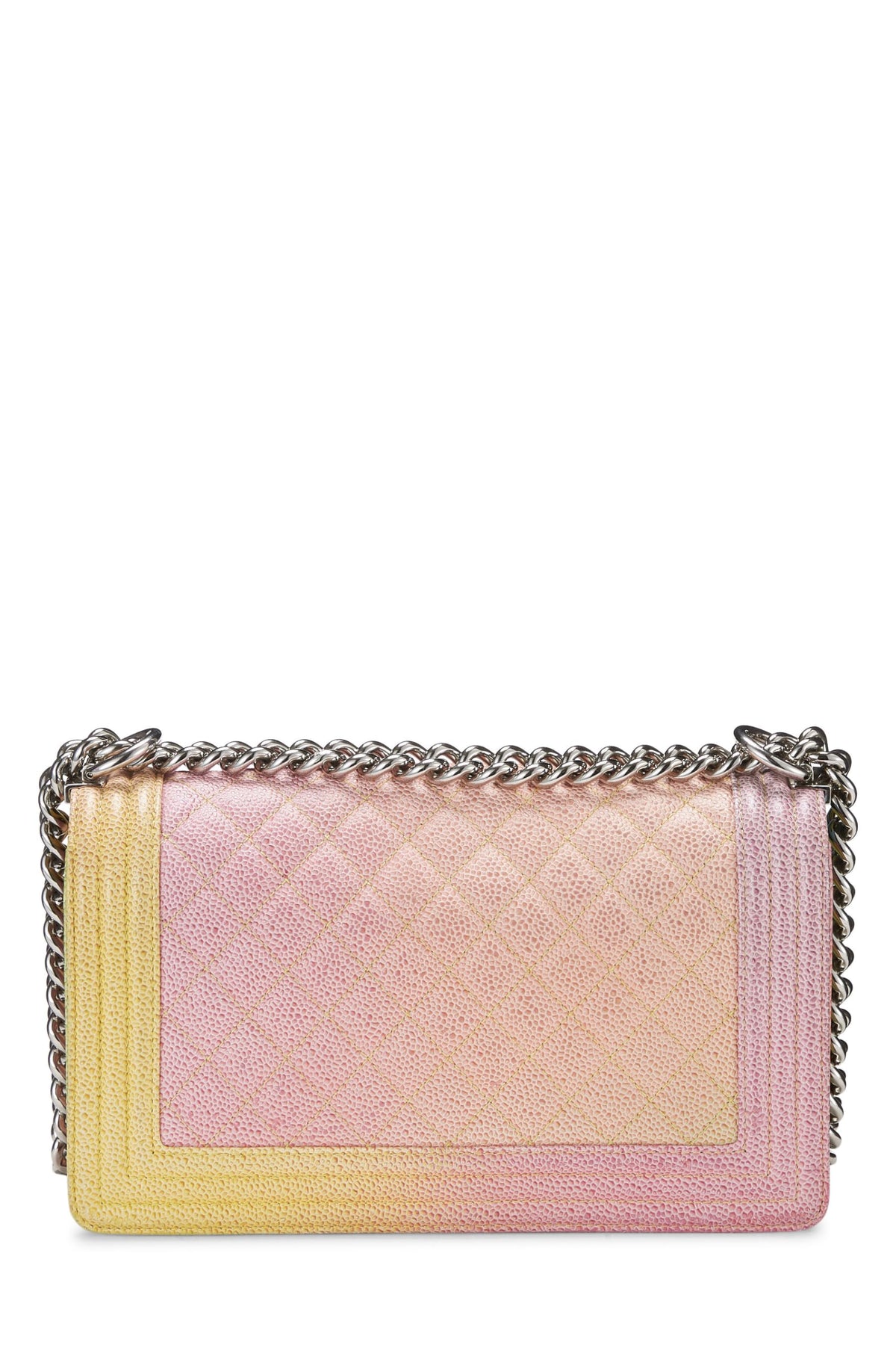 Chanel, Rainbow Quilted Caviar Boy Bag Medium, Multi