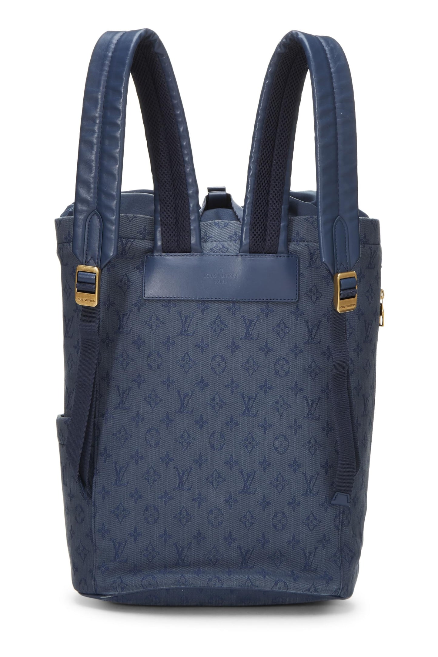 Louis Vuitton, Blue Monogram Denim Chalk Backpack, Blue