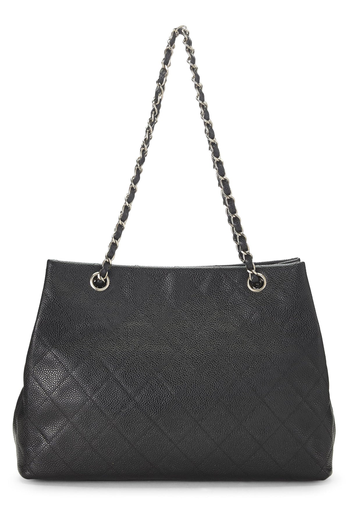 Chanel, Black Caviar Tote Small, Black