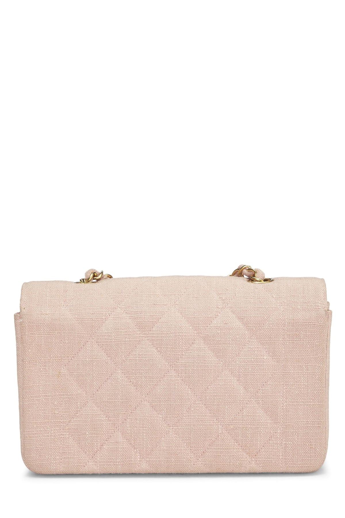 Chanel, Pink Linen Diana Flap Small, Pink