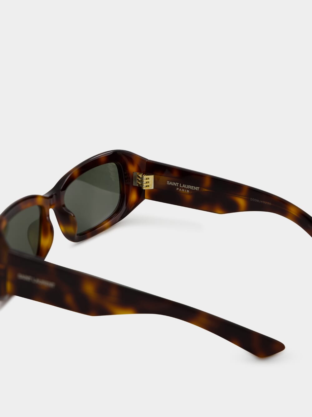 Medium Havana and Grey Rectangular Sunglasses