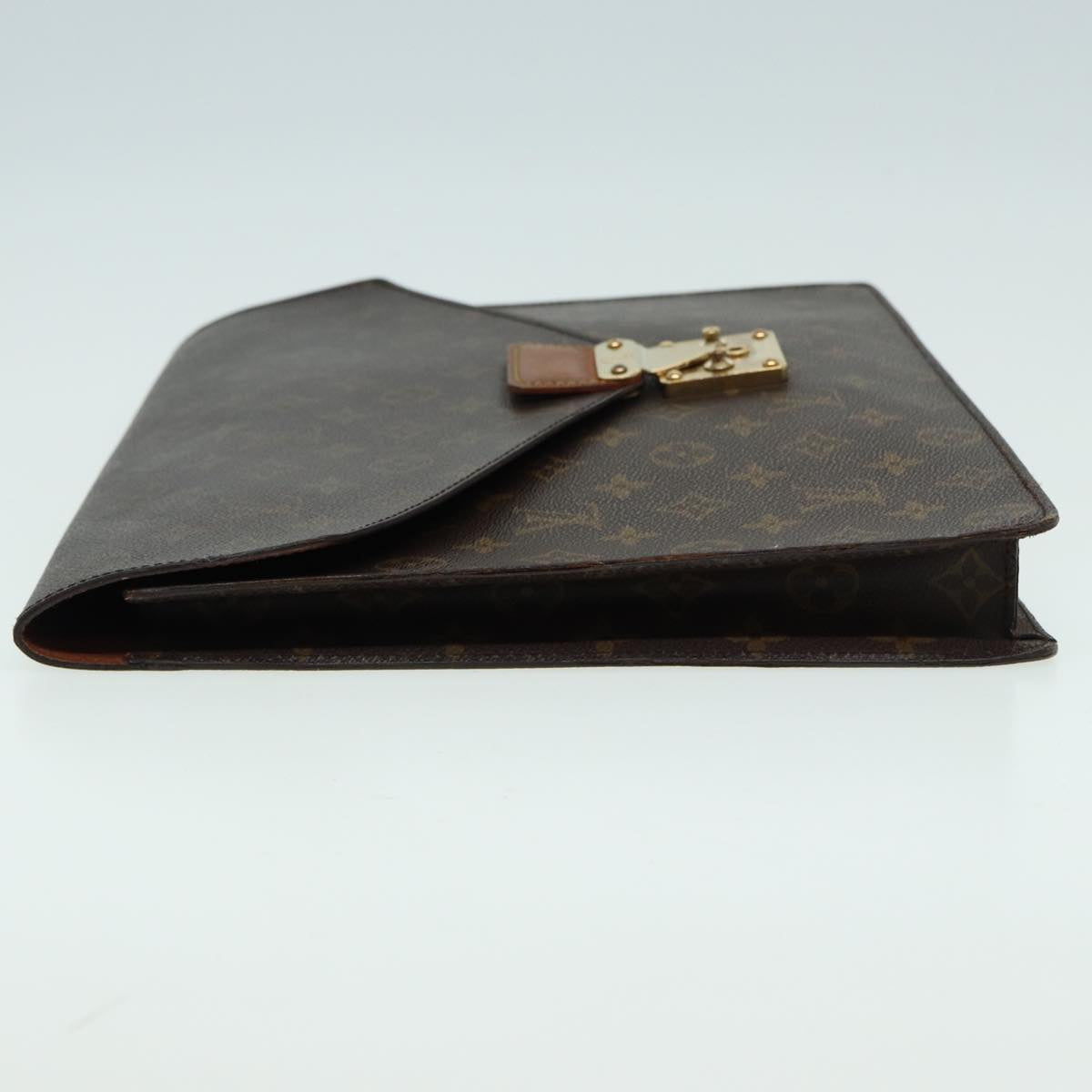 LOUIS VUITTON Monogram Porte Documents Senatur Briefcase M53335 LV Auth 82403