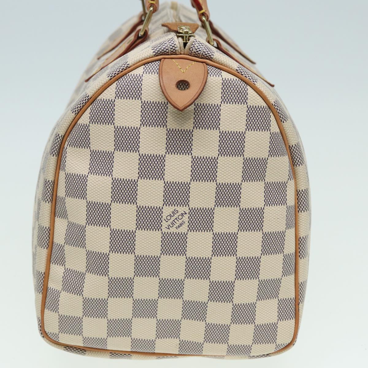 LOUIS VUITTON Damier Azur Speedy 30 Hand Bag N41533 LV Auth 82725