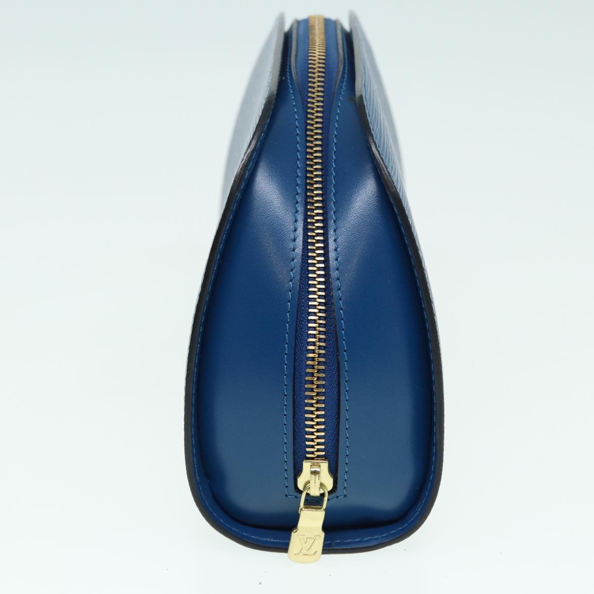 LOUIS VUITTON Epi Dauphine GM Pouch Blue M48435 LV Auth 83030