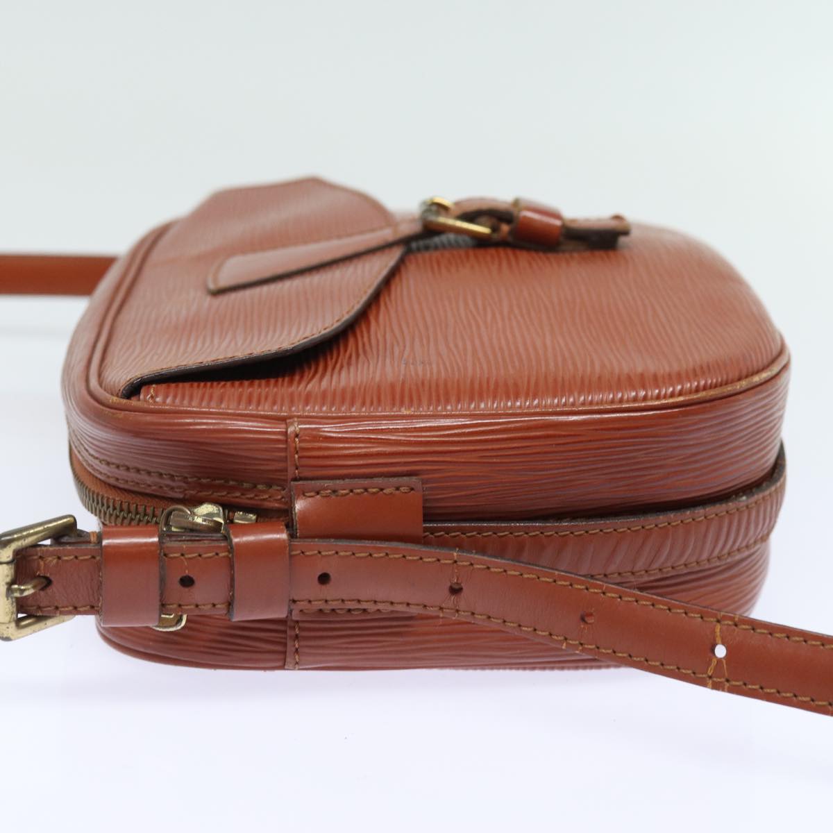 LOUIS VUITTON Epi Jeune FilleMM Shoulder Bag Brown M52153 LV Auth 84176