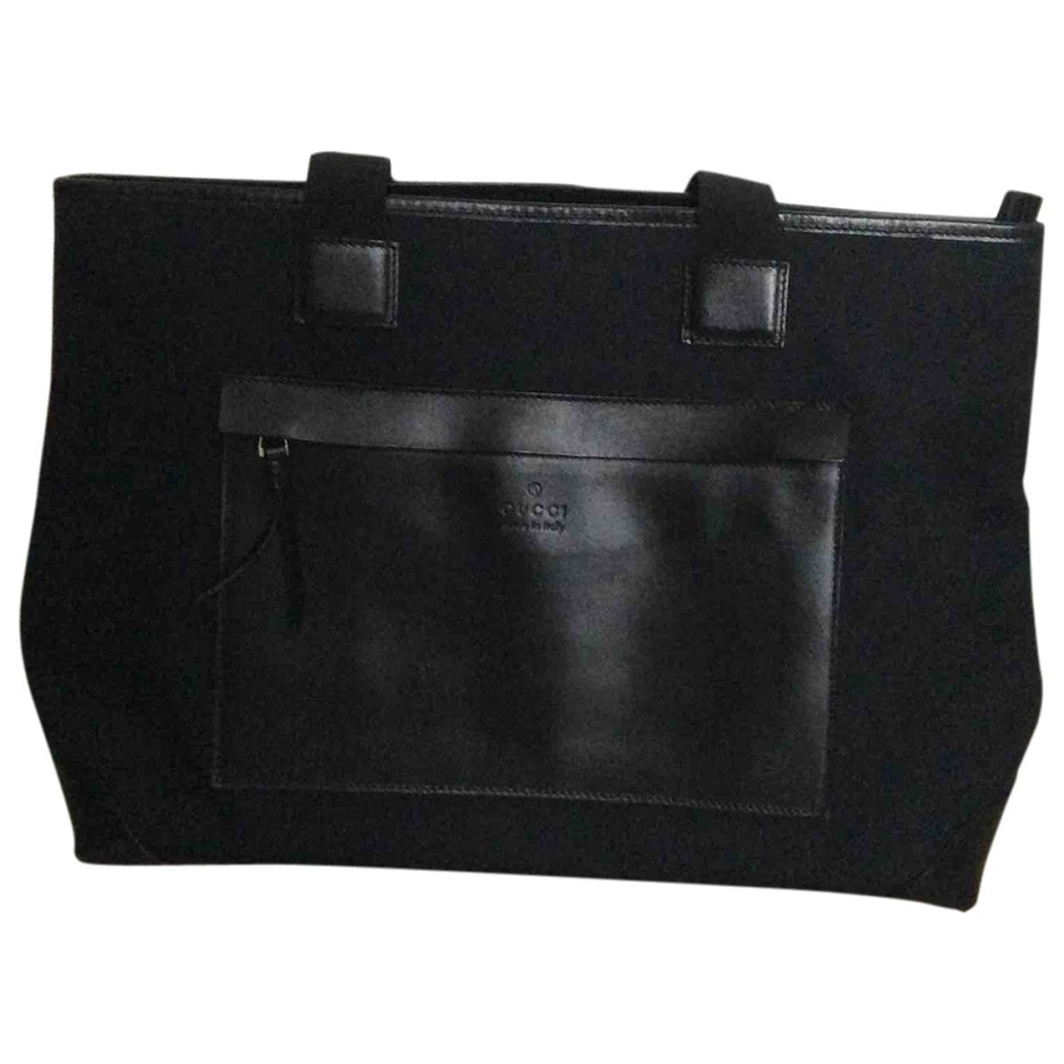 Gucci black cloth handbag
