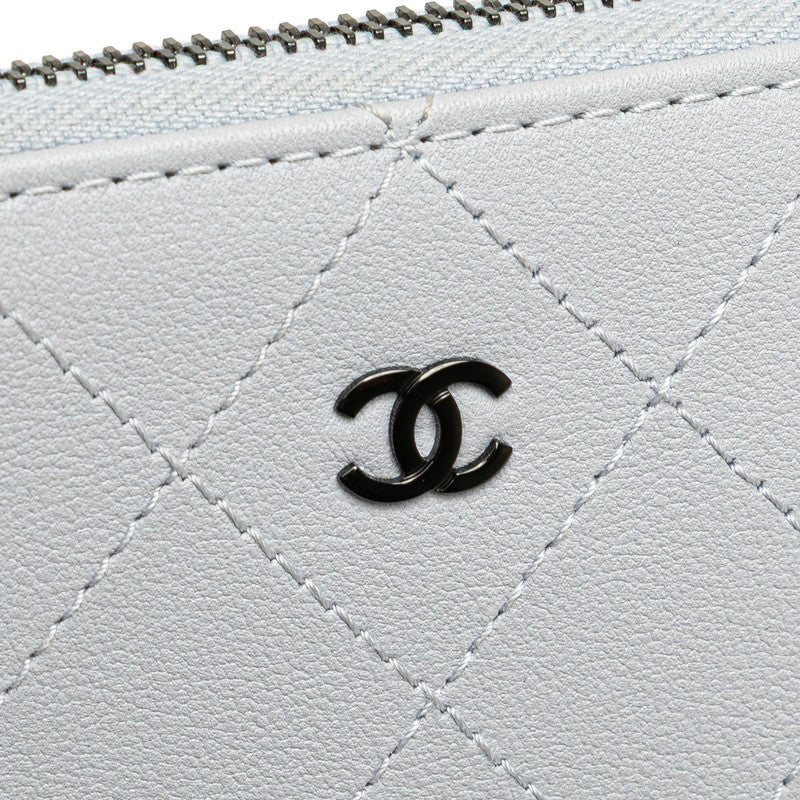 Chanel Matelasse Coco Mark Leather Card Case