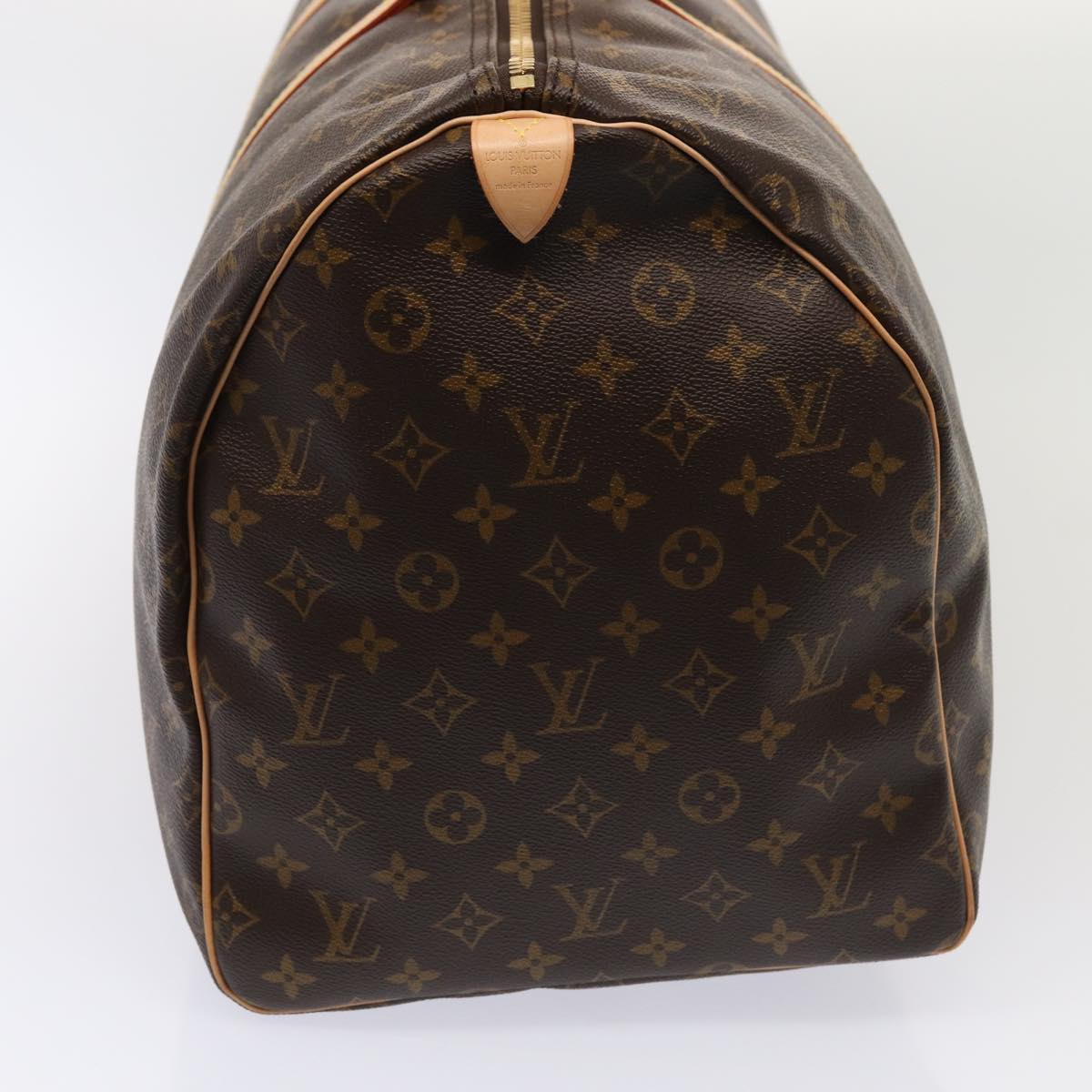 LOUIS VUITTON Monogram Keepall 55 Boston Bag M41424 LV Auth 87311A