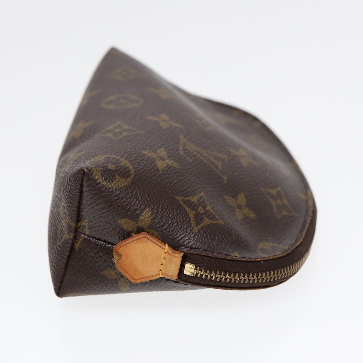 LOUIS VUITTON Monogram Pochette Cosmetic PM Cosmetic Pouch M47515 LV Auth 87545