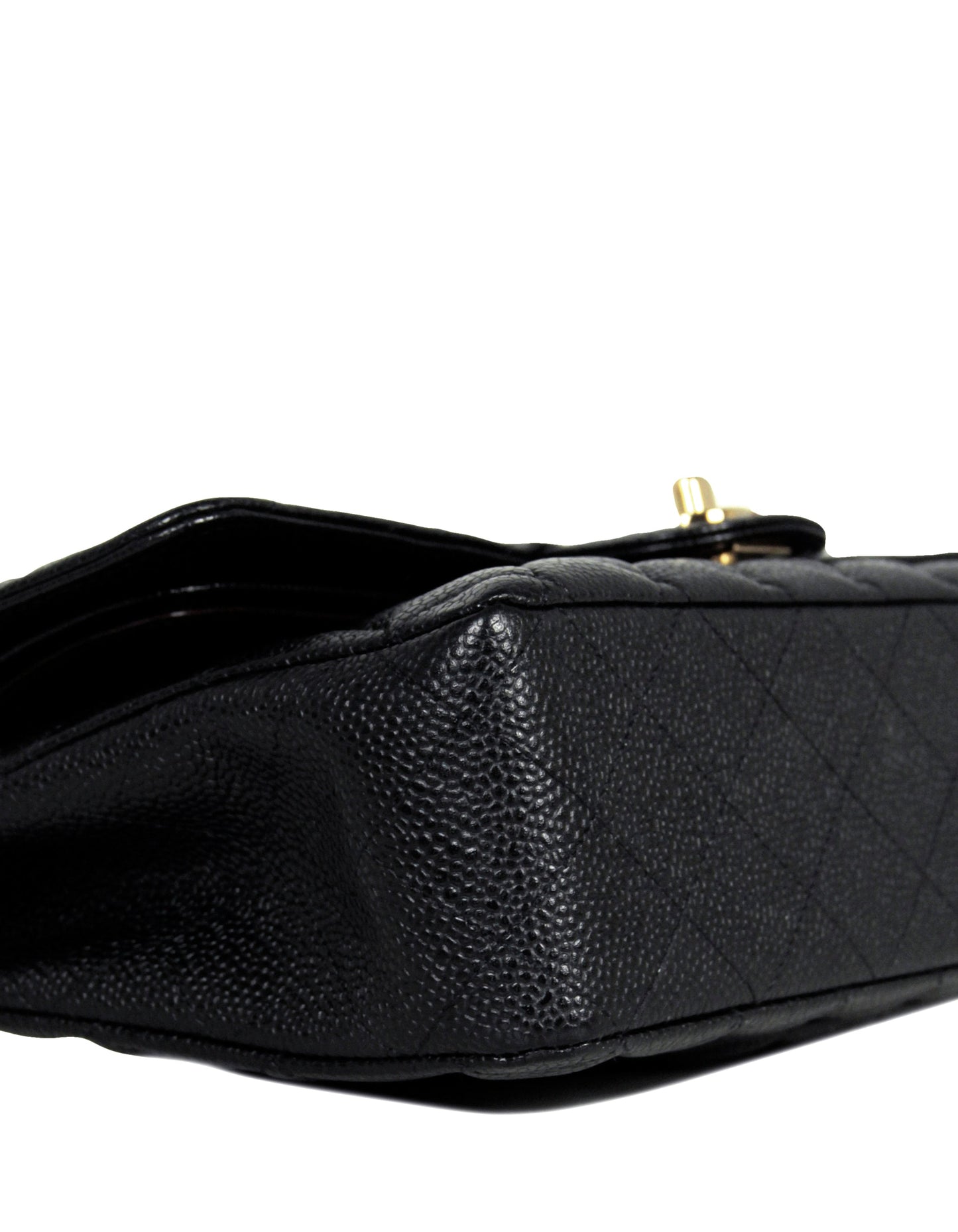 Chanel Black Caviar Medium Double Flap Classic GHW
